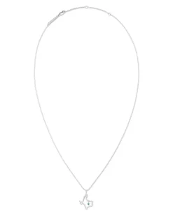 Texas Charm Necklace in Sterling Silver