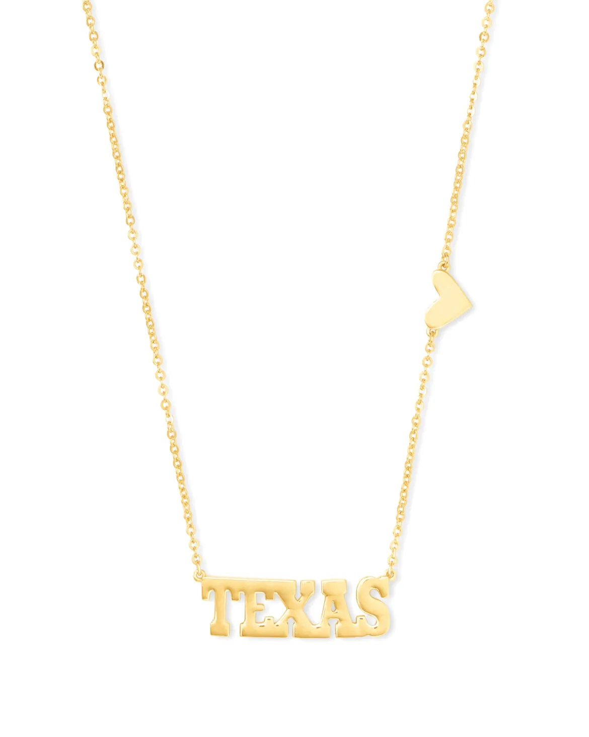 Texas Pendant Necklace in 18k Gold Vermeil