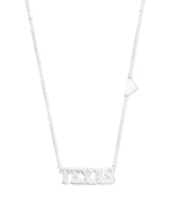 Texas Pendant Necklace in Sterling Silver