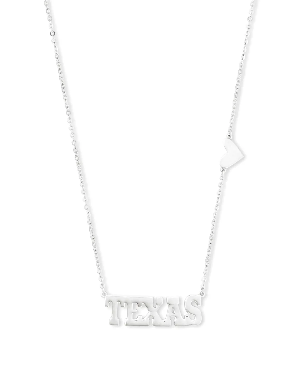 Texas Pendant Necklace in Sterling Silver