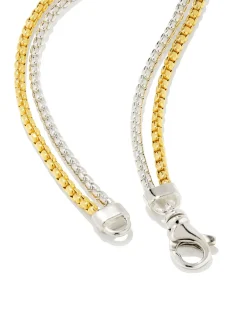 Wells Chain Bracelet in 18k Gold Vermeil and Sterling Silver